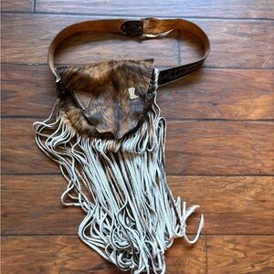 Never Ending Threads Hair on Hide Fanny Pack